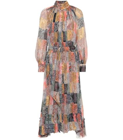 Zimmermann Ninety-six Paisley Silk Dress