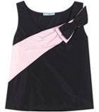 Miu Miu Silk-taffeta Top