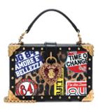 Dolce & Gabbana My Heart Printed Leather Shoulder Bag