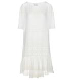 Saint Laurent Broderie Anglaise Silk-blend Dress