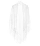 Camilla Fringe-trimmed Knit Shawl