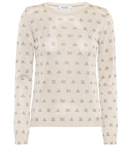Max Mara Olona Metallic Sweater