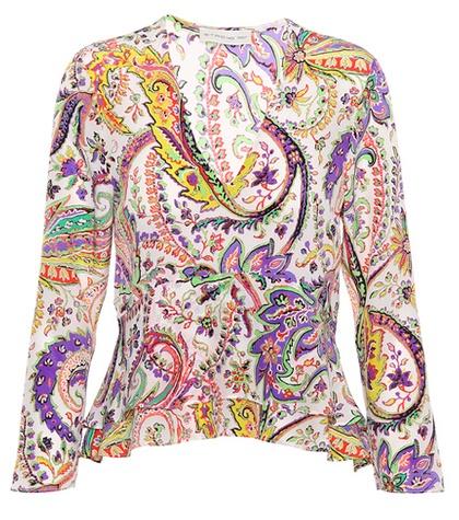 Loewe Printed Silk Blouse