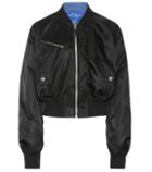 Helmut Lang Reversible Satin Bomber Jacket