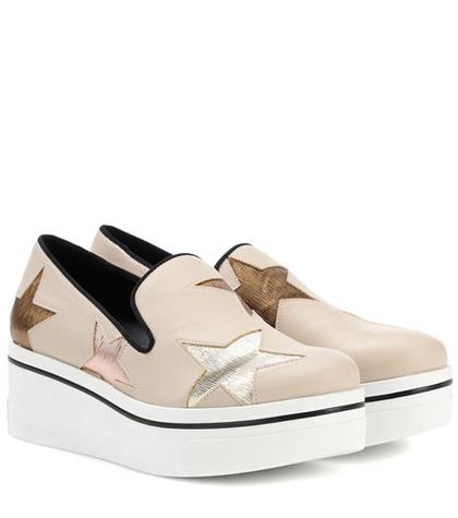 Stella Mccartney Binx Faux Leather Sneakers