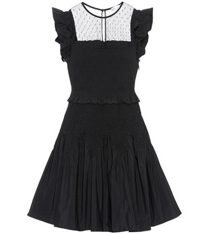 Ellery Smocked Poplin Dress