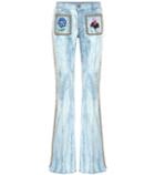 Gucci Embellished Flared Jeans