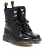 Gucci X Dr. Martens Leather Ankle Boots