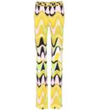 Emilio Pucci Silk Blend Printed Trousers