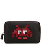 Y-3 Space Invaders Embellished Satin Pouch