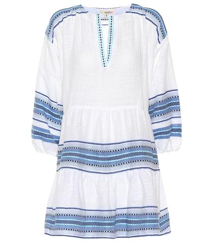 Lemlem Welela Cotton-blend Mini Tunic Dress