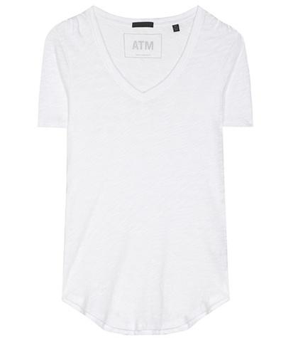 A.p.c. V-neck Cotton T-shirt