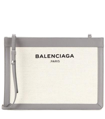 Dolce & Gabbana Canvas And Leather Shoulder Bag