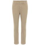 Brunello Cucinelli Stretch Cotton Cropped Pants