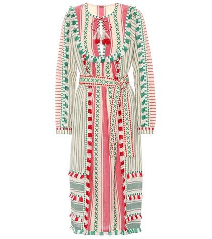 Dodo Bar Or Tasselled Cotton Gauze Dress