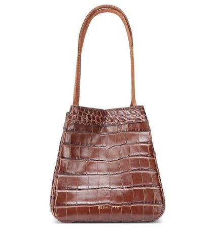 Rejina Pyo Rita Embossed Leather Bucket Bag