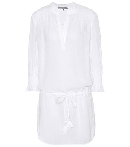 Heidi Klein Seychelles Smocked Cotton Tunic