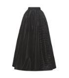 Marc Jacobs Pleated Silk-moiré Skirt