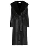 The Row Riona Leather And Shearling Coat