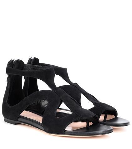 Alexander Mcqueen Suede Sandals