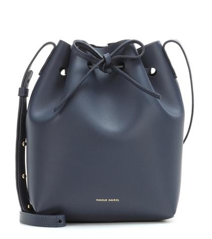 Bottega Veneta Mini Leather Bucket Bag