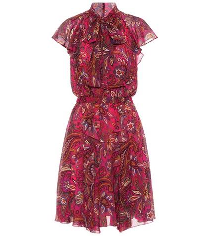 Etro Paisley-printed Silk Crêpe Dress