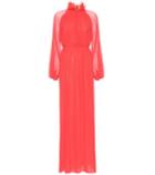 Roger Vivier Silk Georgette Gown