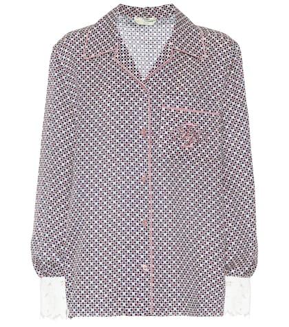 Fendi Printed Silk Shirt
