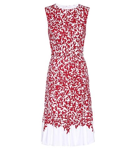 Oscar De La Renta Cotton Shift Dress