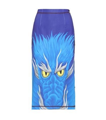 Jw Anderson Dragon Printed Skirt