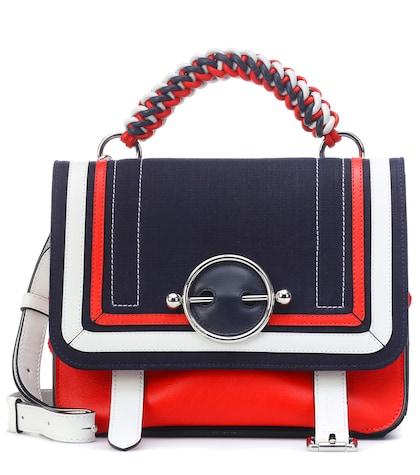 Erdem Disc Satchel Leather Shoulder Bag
