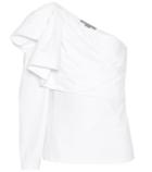 Stella Mccartney Giada One-shoulder Cotton Top