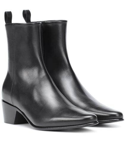 Chlo Reno Leather Ankle Boots