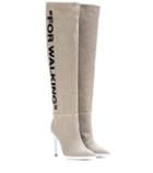 Off-white For Walking Over-the-knee Boots
