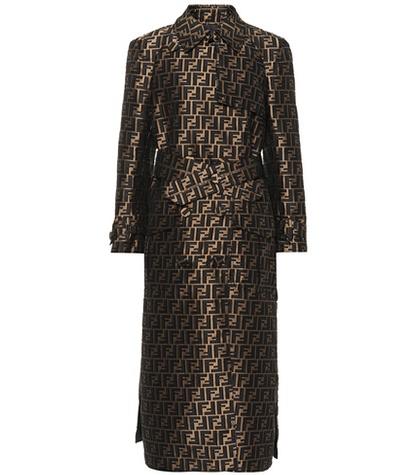 Fendi Fil Coupé Coat