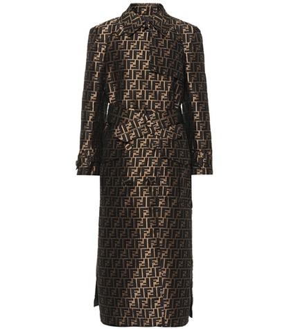 Fendi Fil Coupé Coat