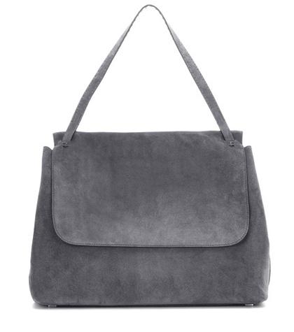 Coach Top Handle 14 Suede Shoulder Bag