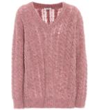 Miu Miu Alpaca And Wool-blend Sweater