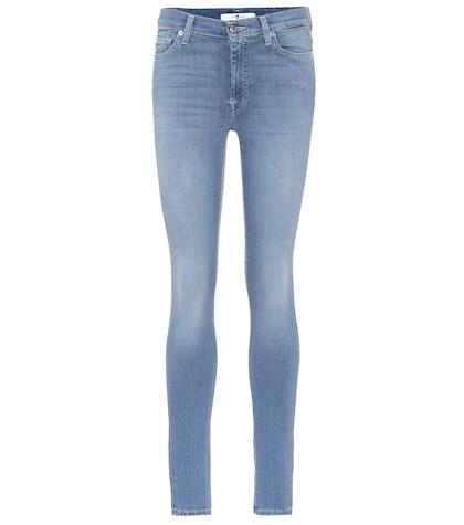 7 For All Mankind High-rise Skinny Jeans
