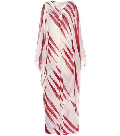 Tory Burch Lucea Printed Chiffon Kaftan