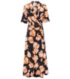 Ganni Geroux Floral-printed Silk Dress