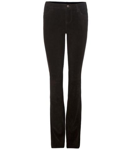 J Brand Brya Mid Rise Suede Trousers