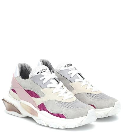 Palm Angels Valentino Garavani Bounce Suede Sneakers