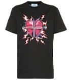 Prada Printed Cotton-jersey T-shirt