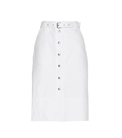 Valentino Branson Cotton Midi Skirt