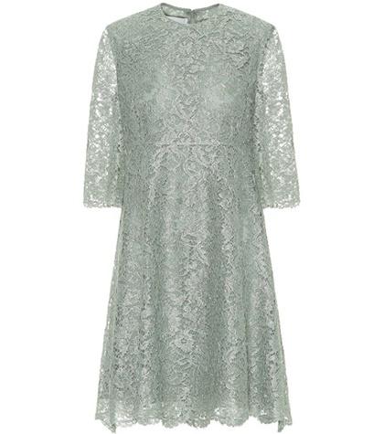 Valentino Metallic Lace Dress