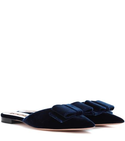 Rochas Velvet Slides