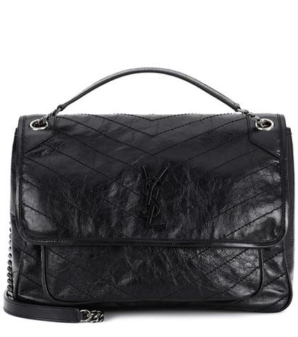 Saint Laurent Niki Large Leather Shoulder Bag