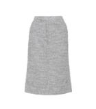 Saint Laurent Mélange Wool-blend Skirt