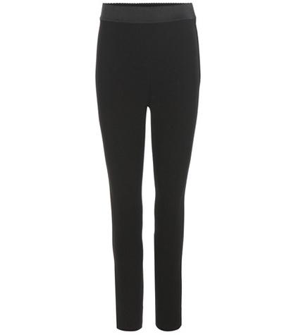 Dolce & Gabbana Virgin Wool Slim Trousers